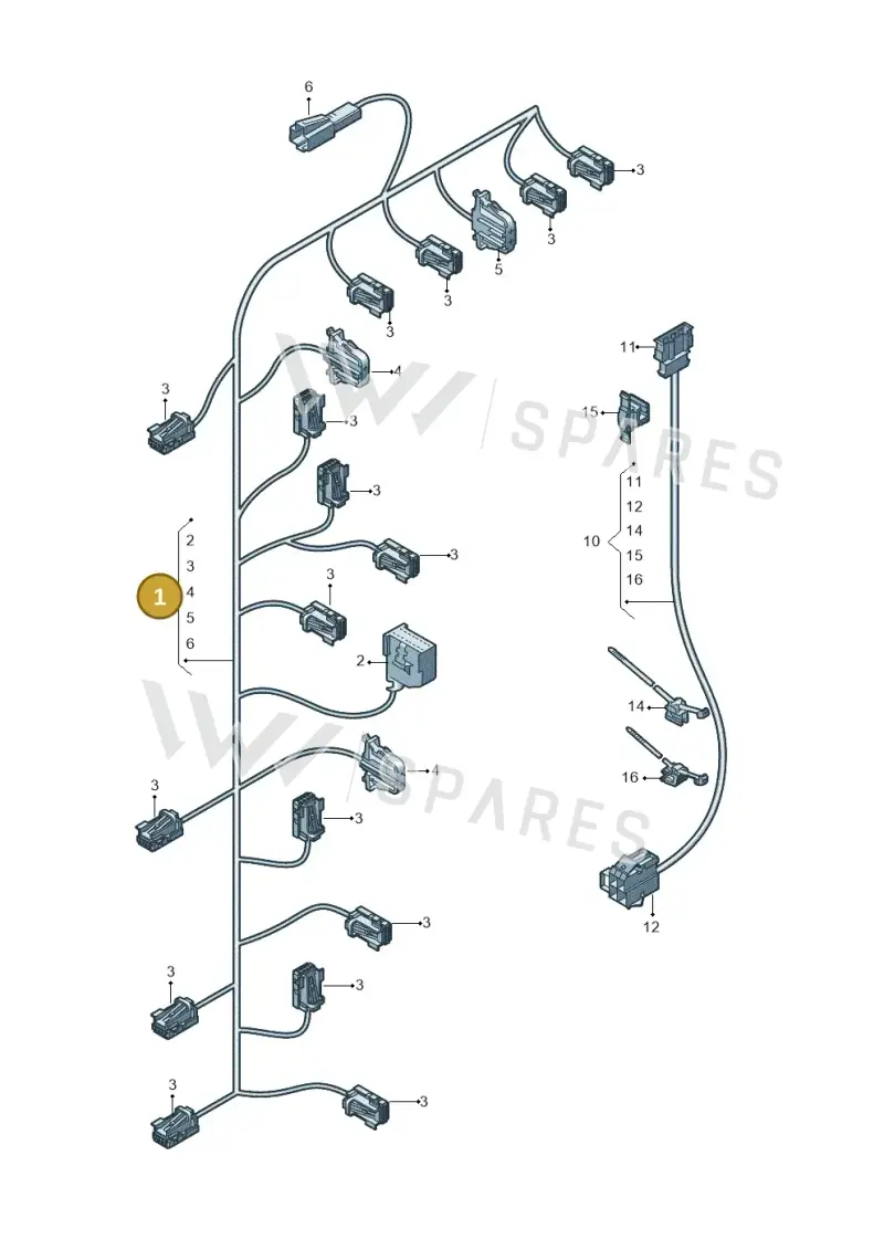 8B3971569F — Volkswagen Touareg (2017-2023) diagram 439972070, position 1
