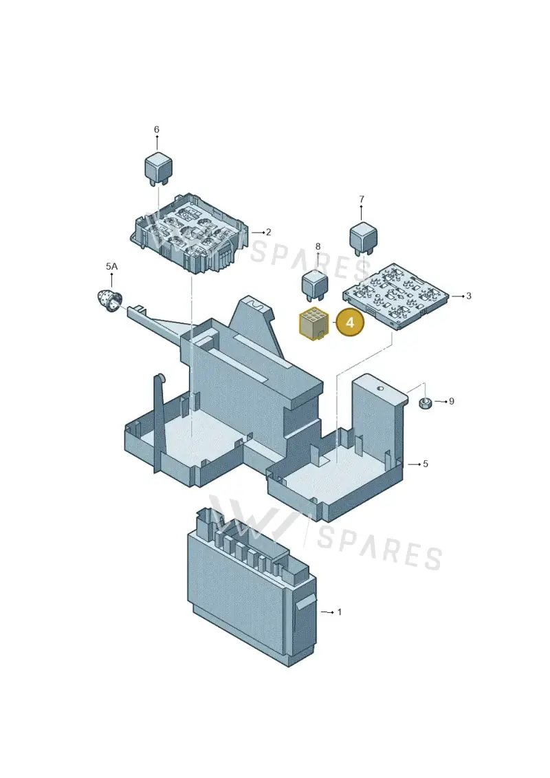 8D0937528 — Volkswagen Touareg                08> (2007-) diagram 274937000, position 4