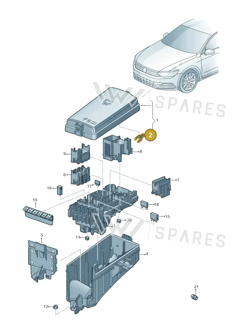 8D0941802 — Volkswagen Passat estate (2023-) diagram 793937100, position 2