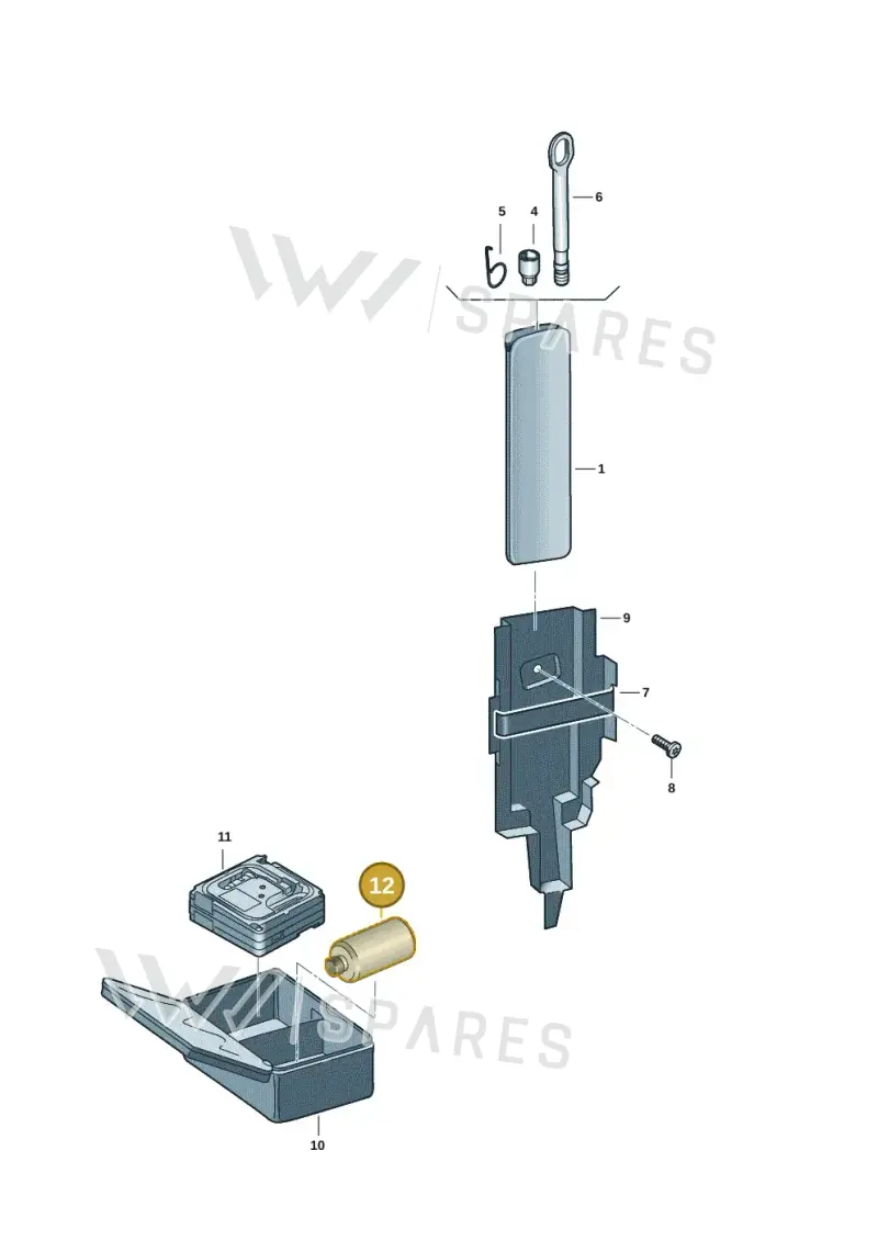 8E0012619A — Volkswagen Multivan (2021-) diagram 7t0012010, position 12