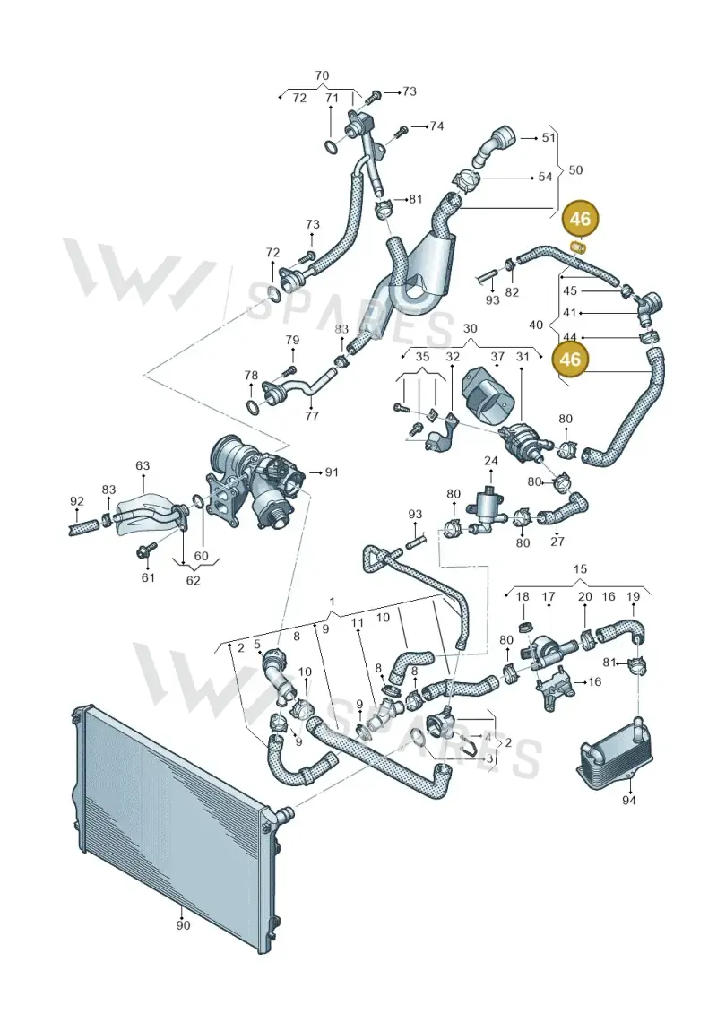 8E0121349A — Volkswagen Sharan BlueMotion (2015-2022) diagram 863121420, position 46