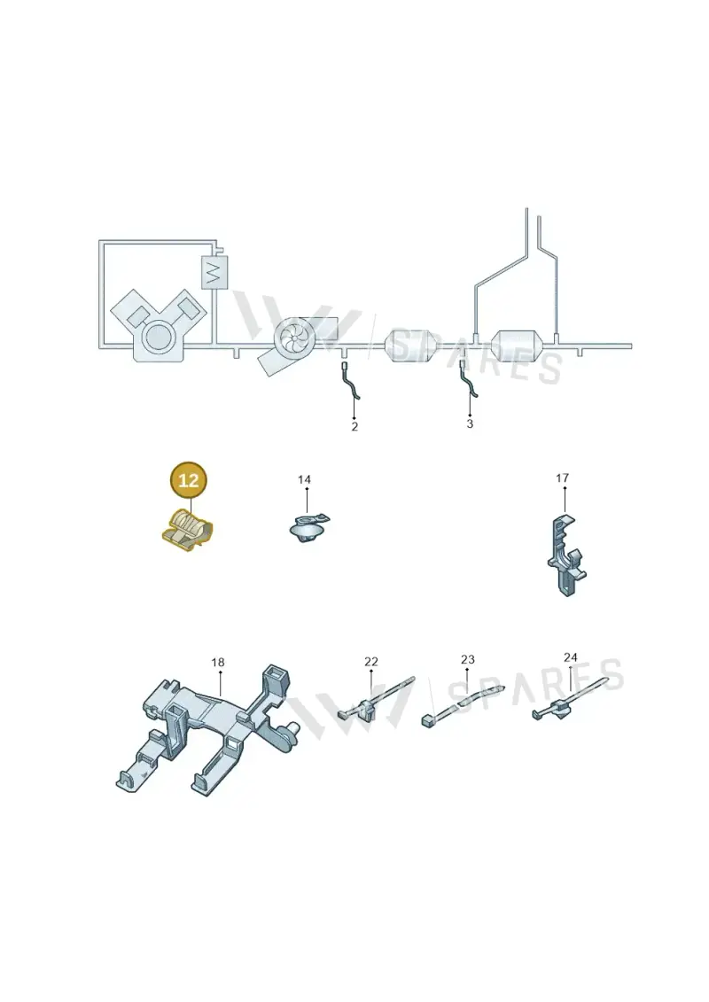8E0201449R — Volkswagen Phideon (2016-2023) diagram 251906100, position 12