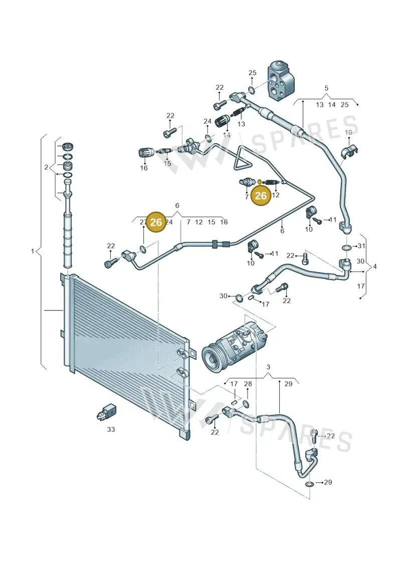 8E0260749 — Volkswagen Amarok twin cab (2016-2022) diagram 683820250, position 26