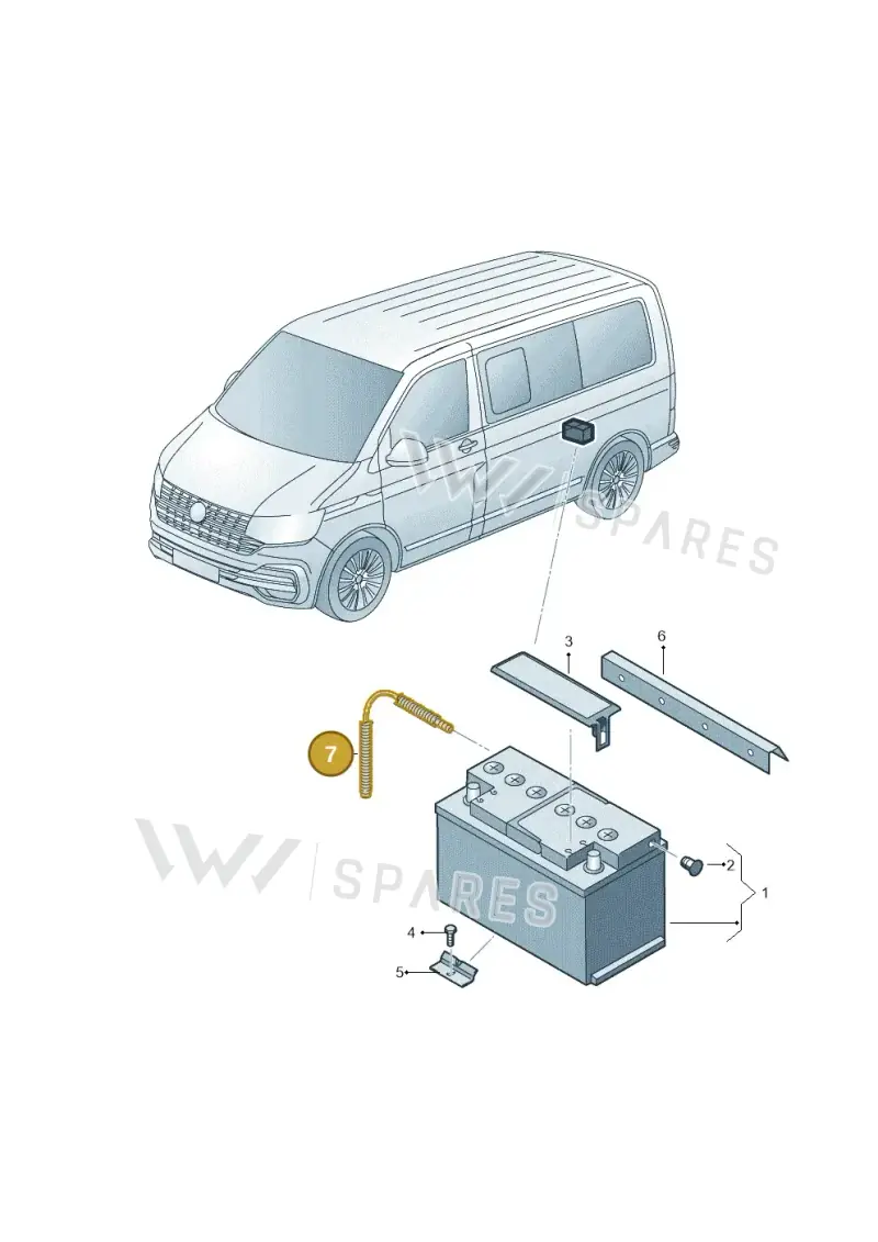 8E0915531 — Volkswagen Caravelle (2019-2024) diagram 7ep915015, position 7