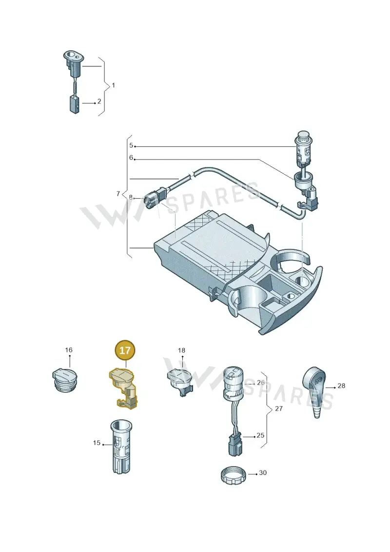 8E0919341 — Volkswagen Transp. caravelle (2008-2009) diagram 410919200, position 17