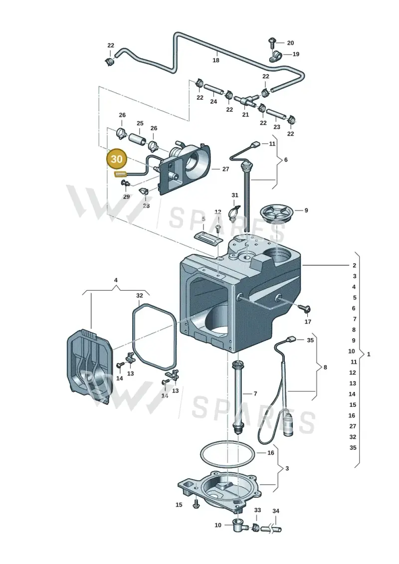 8E0972643 — Volkswagen Multivan (2021-) diagram 7t0068140, position 30