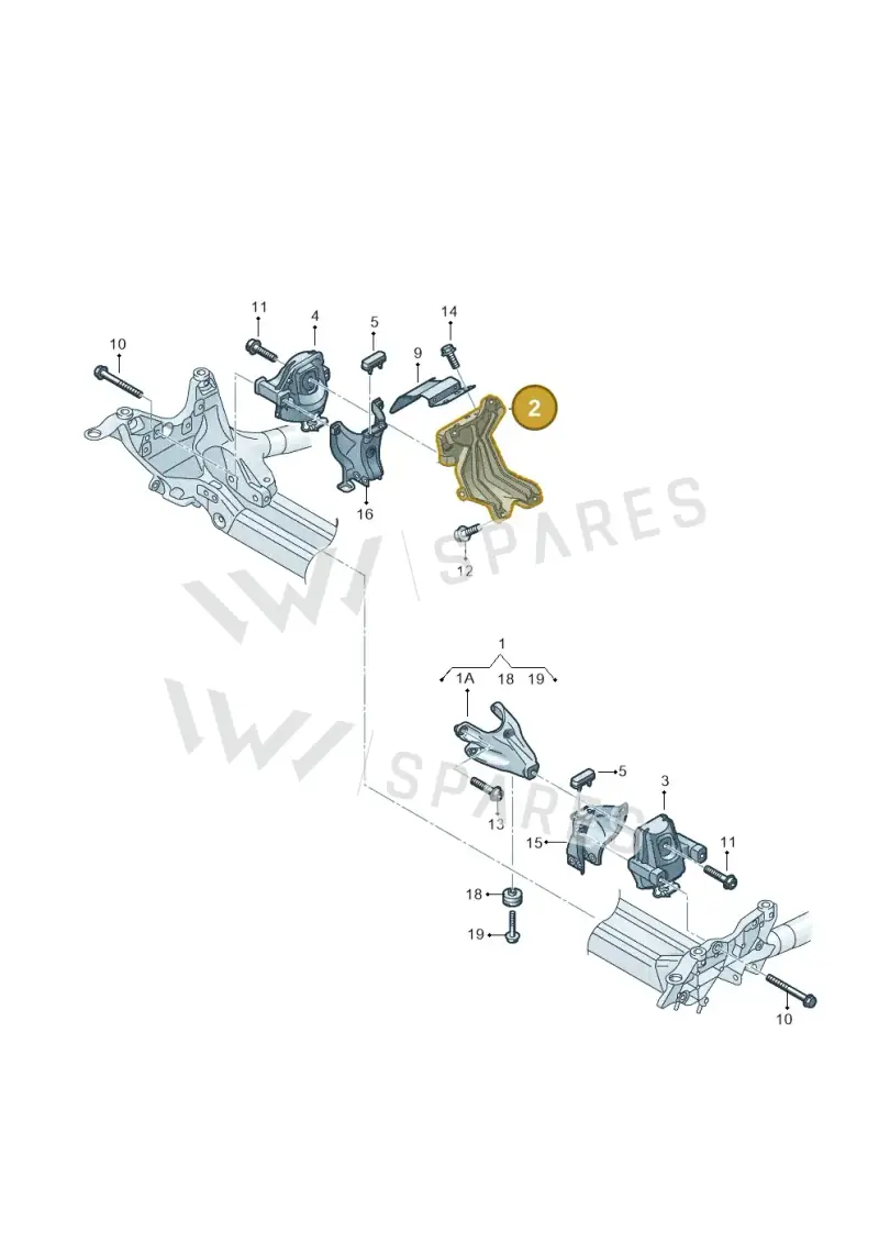 8K0199308CH — Volkswagen Phideon (2016-2023) diagram 788199100, position 2
