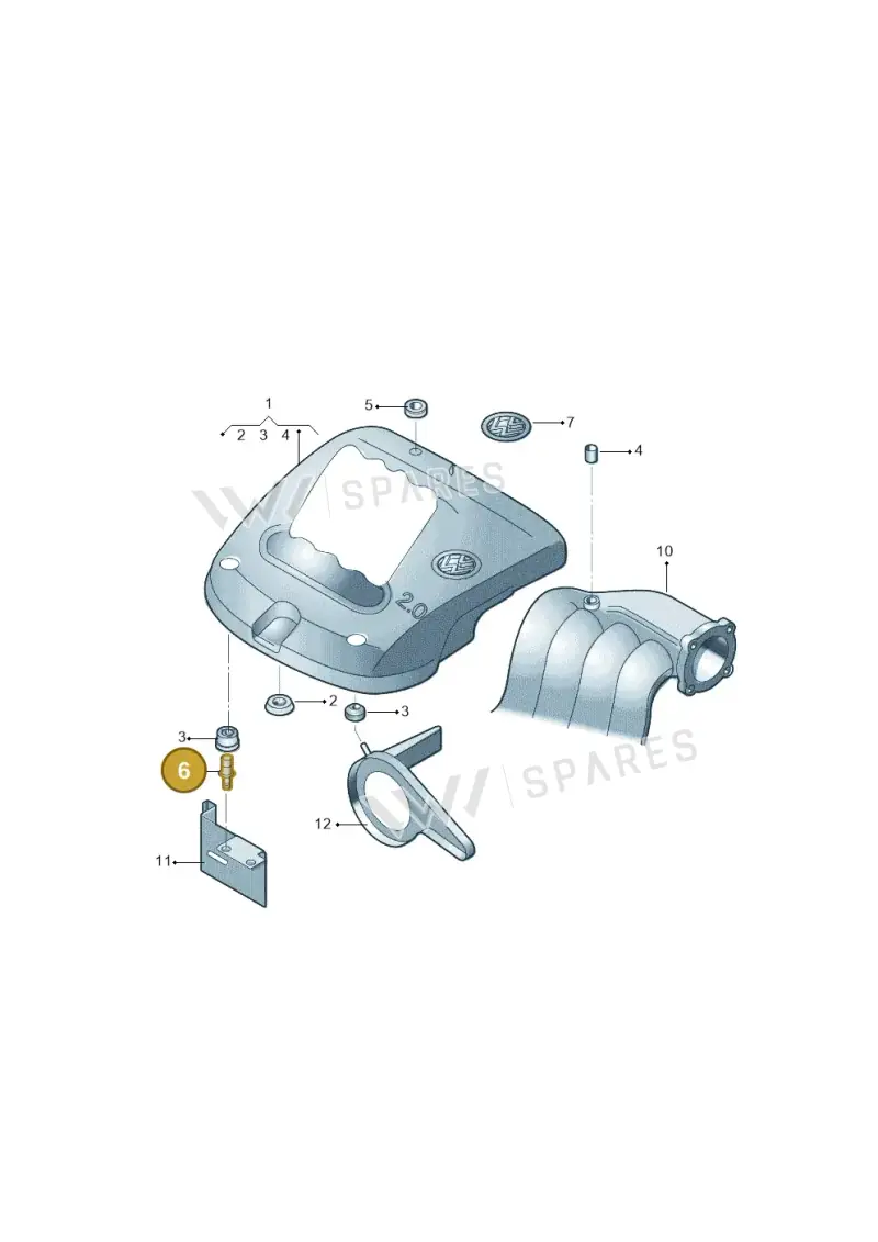 8L9103951 — Volkswagen TOURAN (SVW)       "CN"04> (2004-) diagram 446103700, position 6