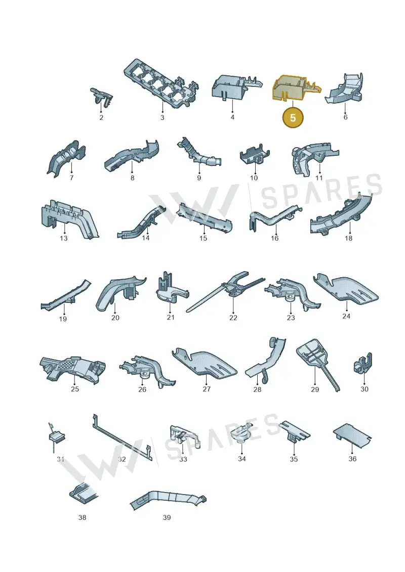 8P0937546B — Volkswagen Eos BlueMotion (2010-2015) diagram 482972000, position 5