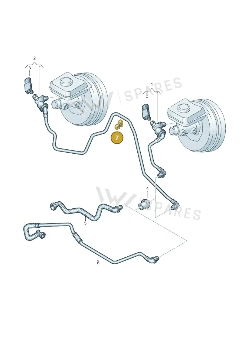 8S0611797B — Volkswagen Touareg (2017-2023) diagram 859611750, position 7