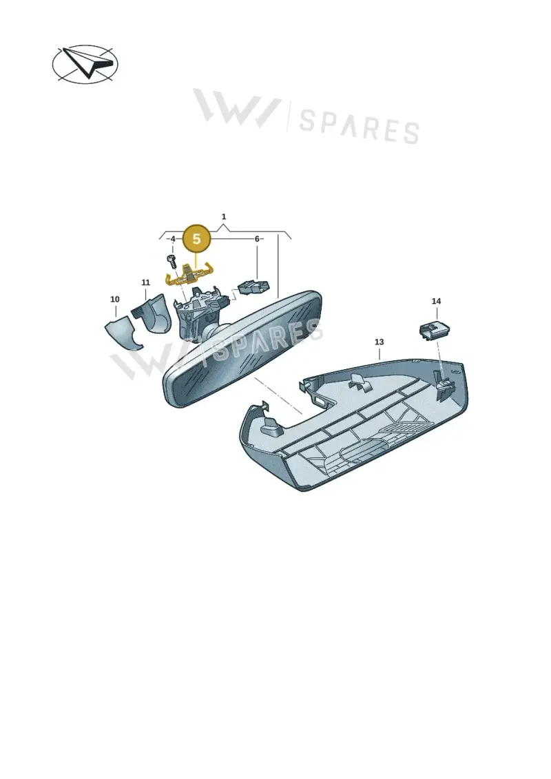 8S0857945 — Volkswagen Passat estate (2023-) diagram 3j0857450, position 5