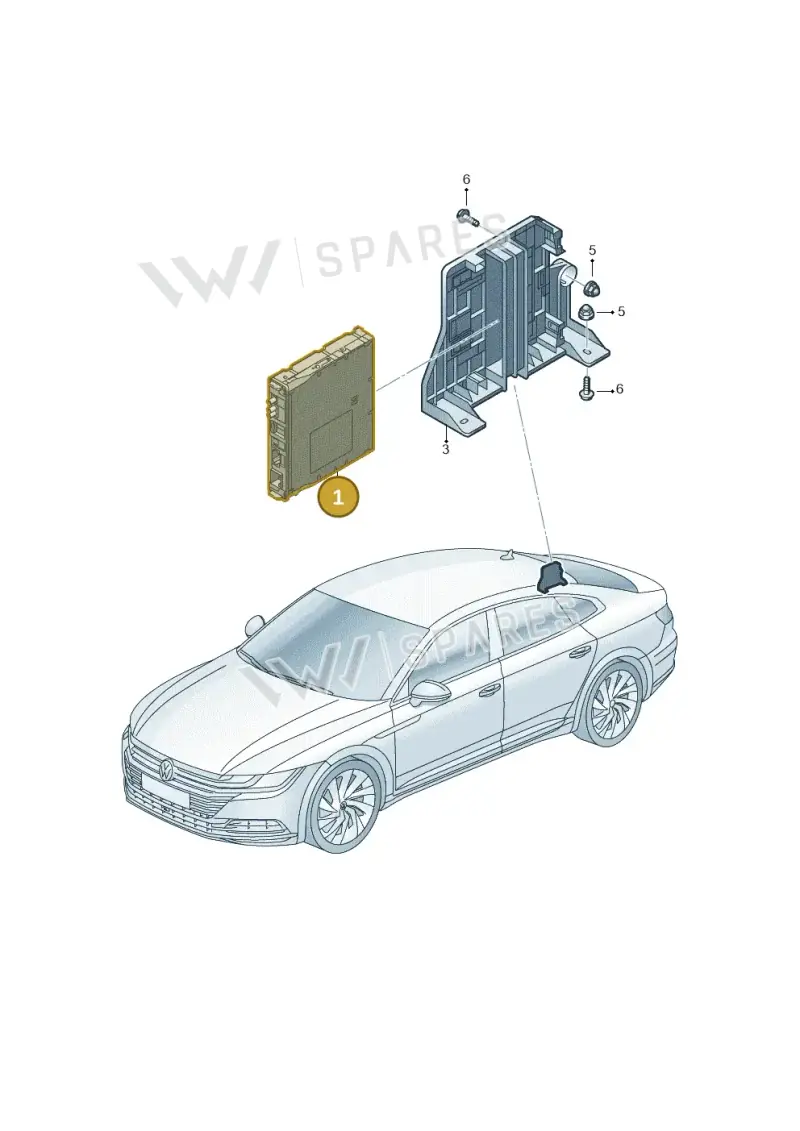 8V0919129F — Volkswagen Arteon (2017-2023) diagram 828035700, position 1