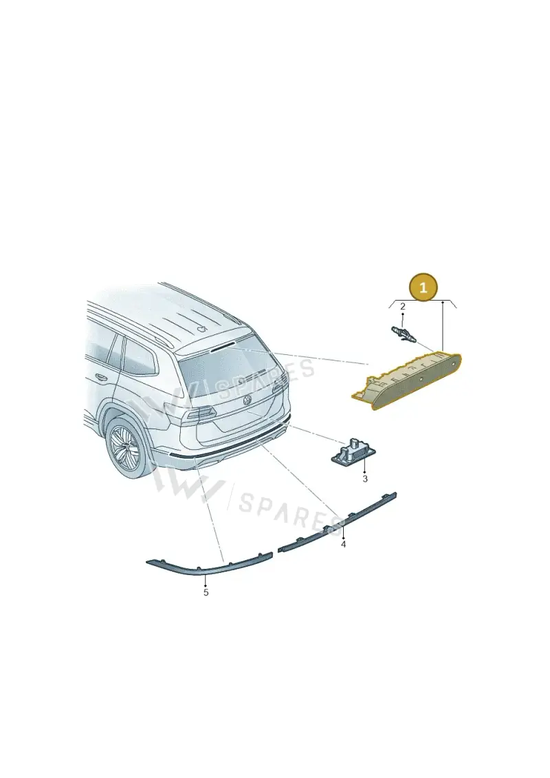 8V0945097D — Volkswagen Atlas (2023-2024) diagram 829945200, position 1