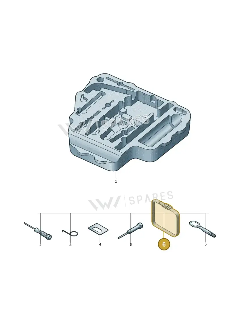 8V3012635A — Volkswagen Caddy Maxi Kombi (2020-2024) diagram 2ka012000, position 6