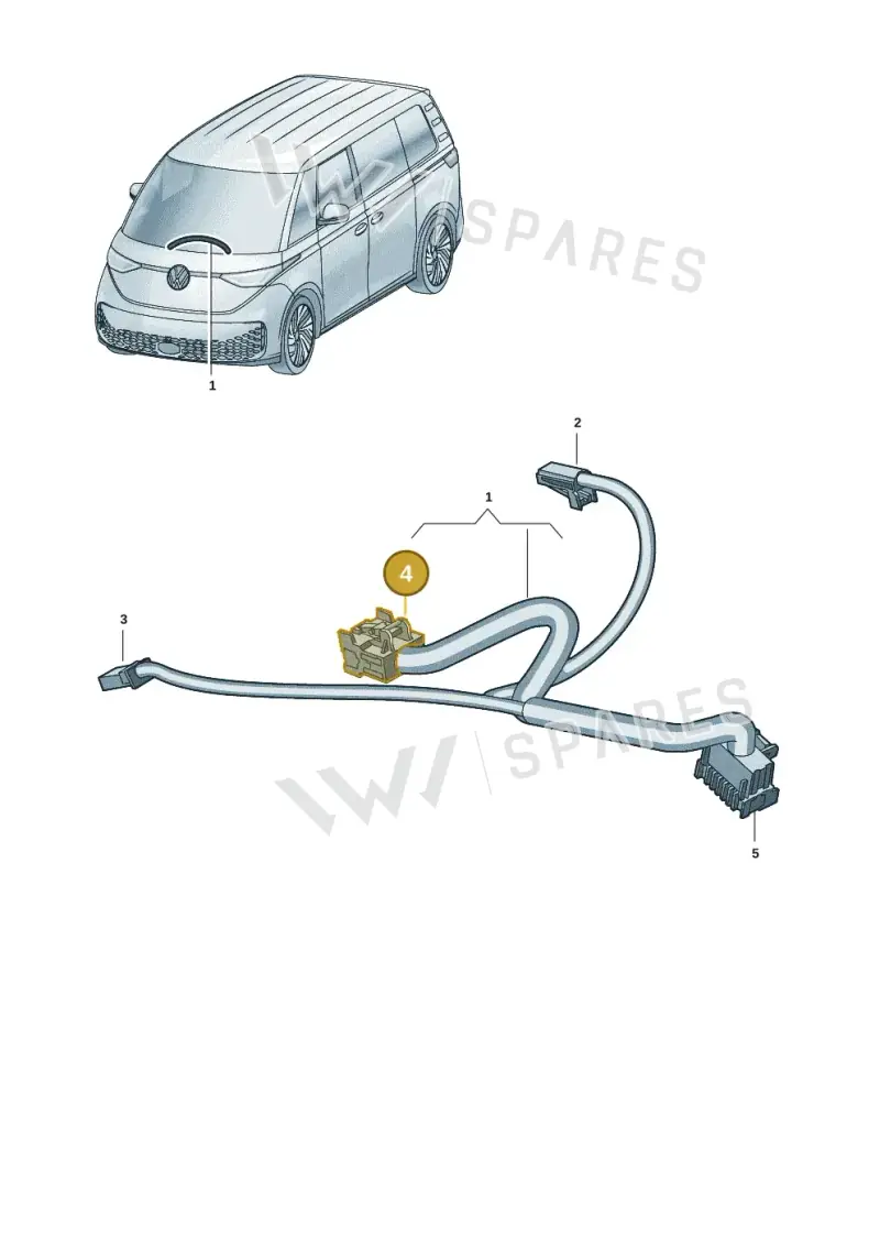 8W0972112 — Volkswagen ID.Buzz (2022-) diagram 15a972100, position 4