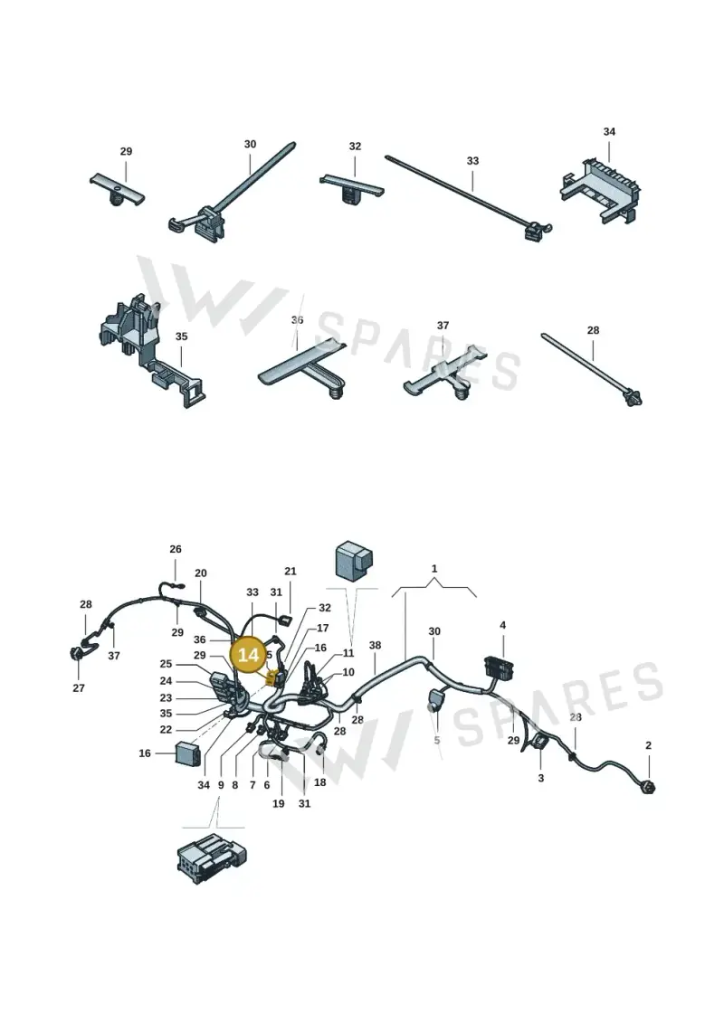 8X0035447A — Volkswagen Amarok twin cab (2022-) diagram 2ha971084, position 14