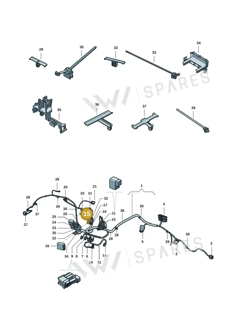 8X0035447B — Volkswagen Amarok twin cab (2022-) diagram 2ha971084, position 15