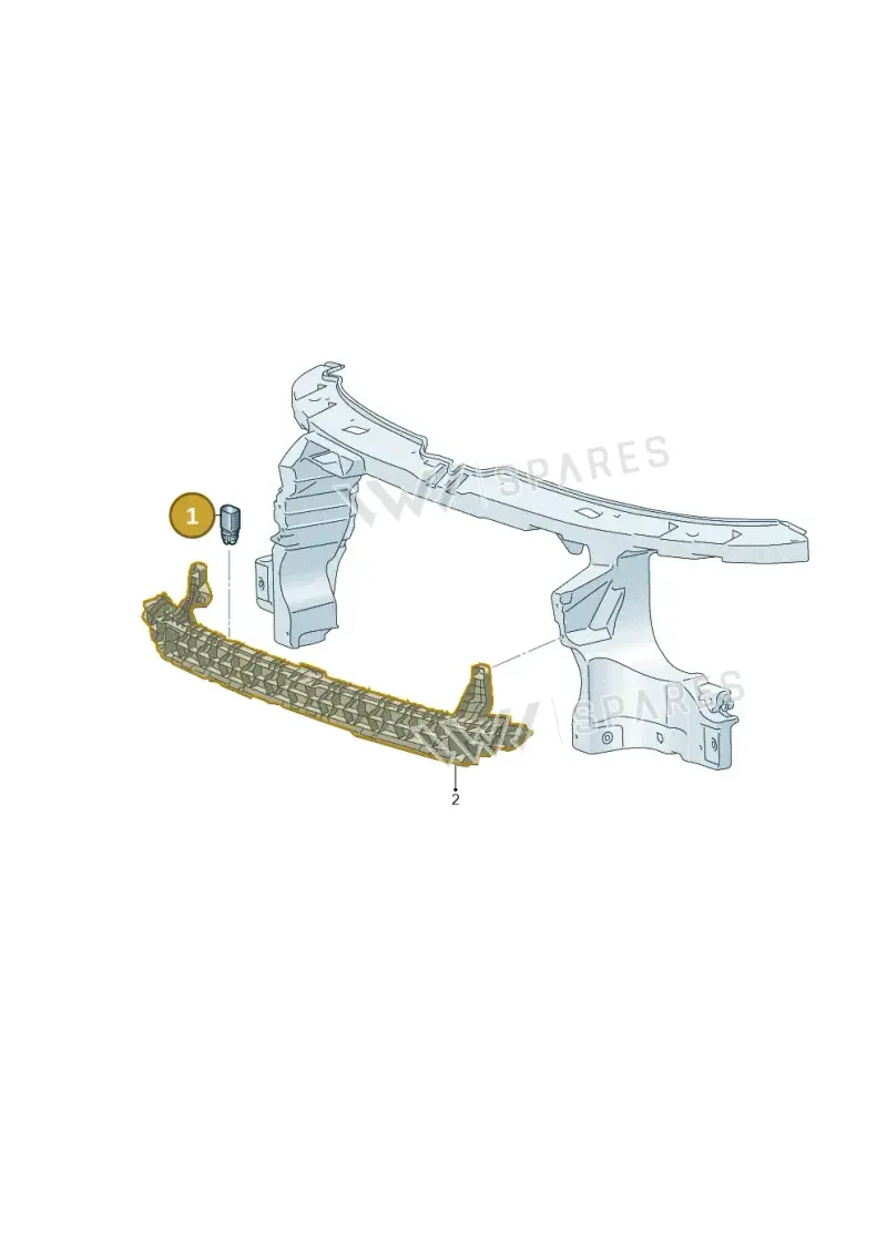 8Z0820535A — Volkswagen Transport. multivan (2019-2024) diagram 861819500, position 1