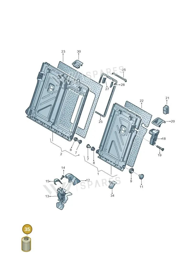 D001210M2 — Skoda Enyaq (2020-) diagram 813885700, position 35