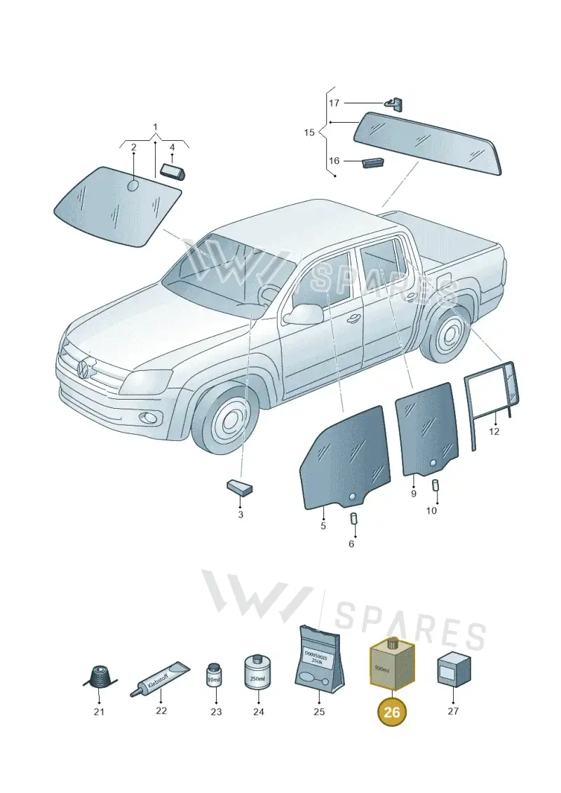 D002000A2 — Volkswagen Amarok twin cab (2022-) diagram 683845000, position 26