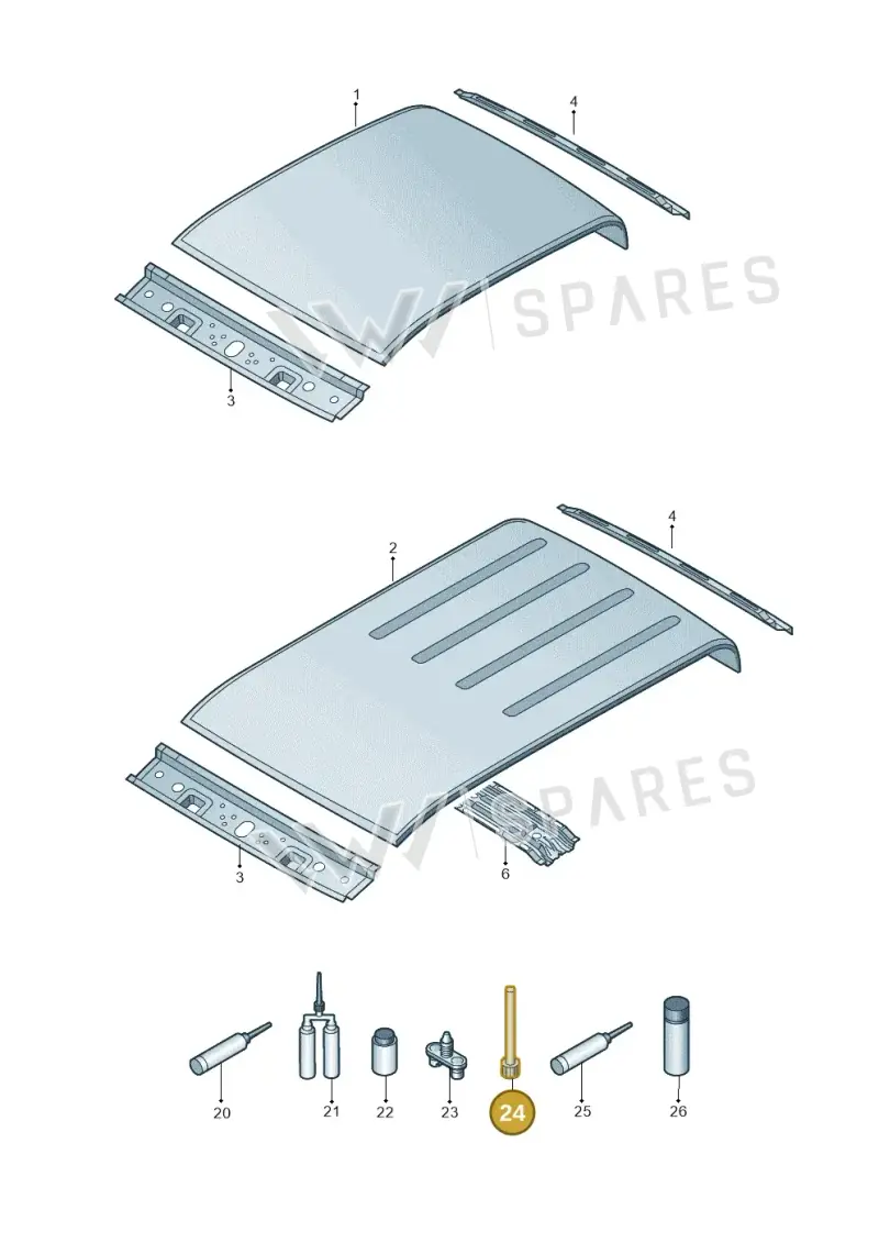 D002001 — Volkswagen Amarok twin cab (2022-) diagram 894817000, position 24