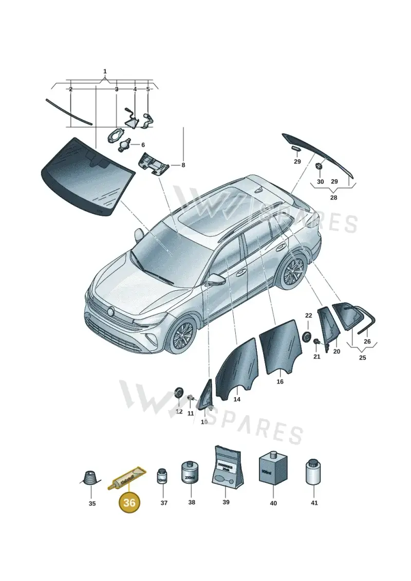 D169300M1 — Volkswagen Tiguan 2.0 (2023-) diagram 57x845000, position 36