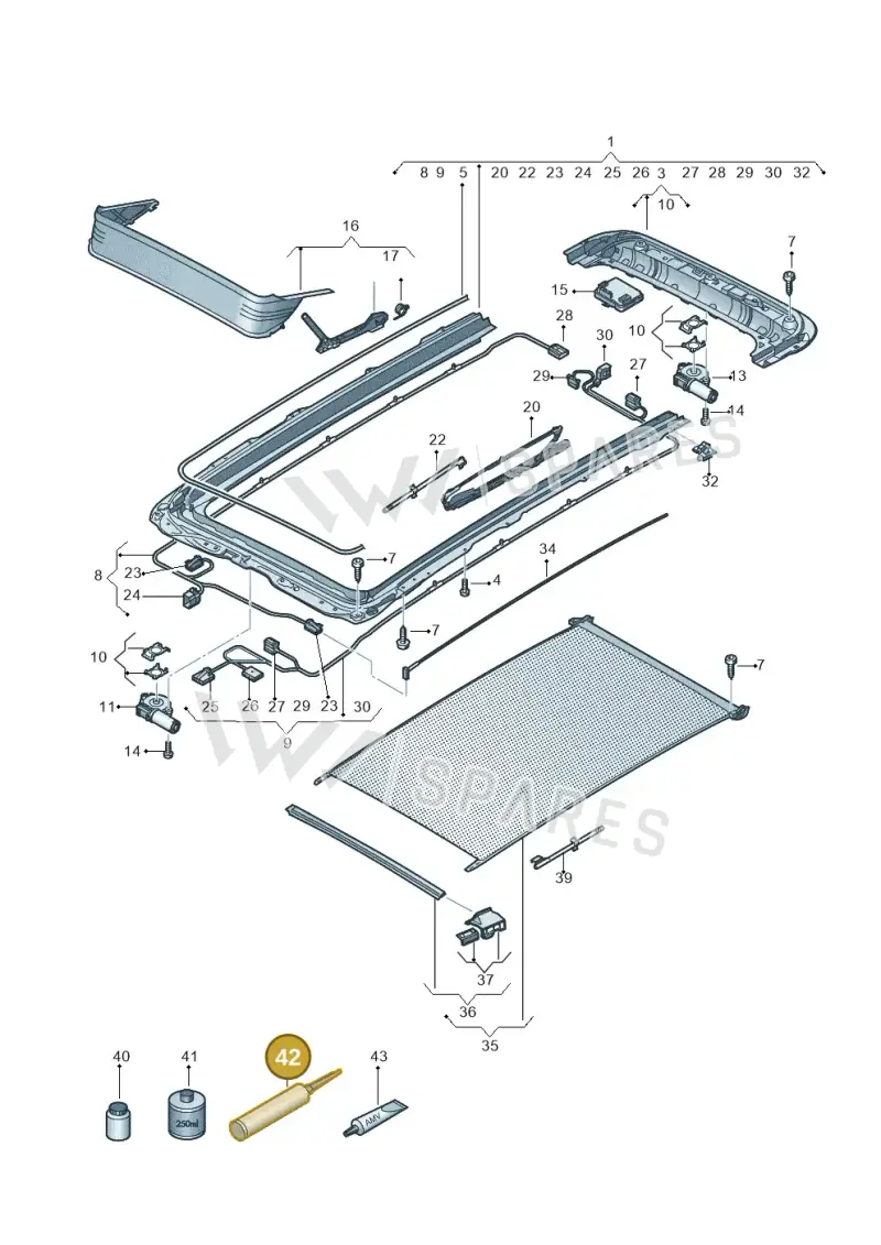D172090A2 — SEAT Tarraco (2018-2024) diagram 884877100, position 42
