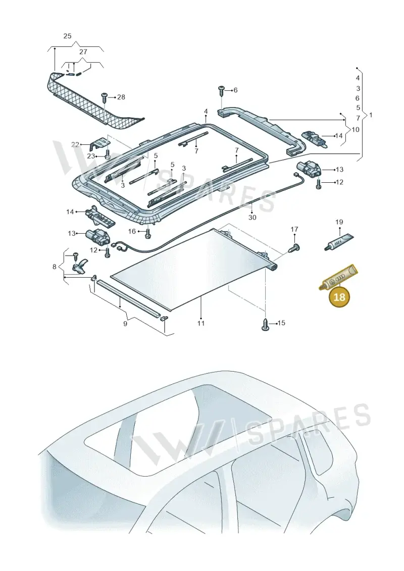 D172090M2 — SEAT Alhambra Stylance (2010-2013) diagram 634877100, position 18