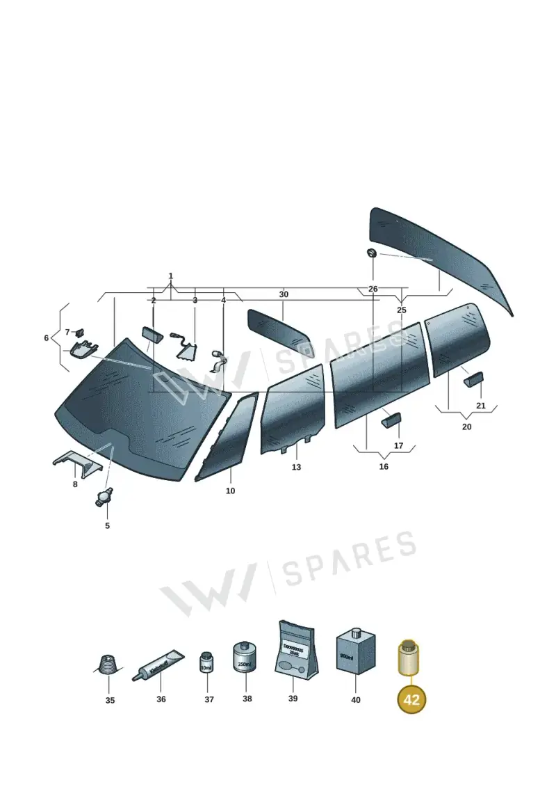 D181802M1 — Volkswagen ID.Buzz (2022-) diagram 15a845000, position 42