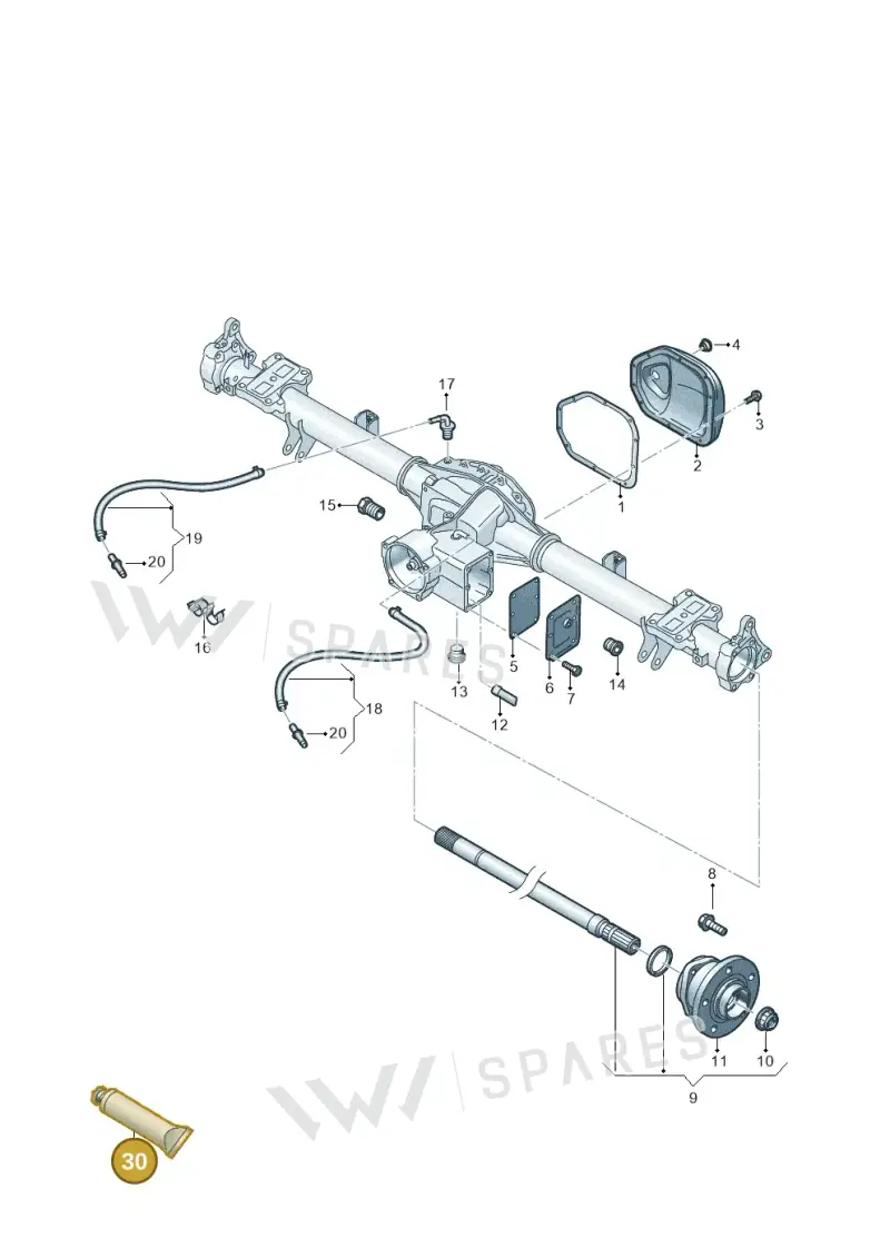 D185410A2 — Volkswagen MAN TGE 55 (2016-2021) diagram 806501120, position 30