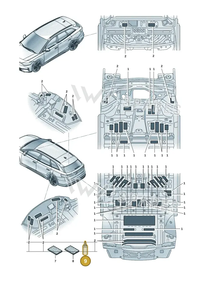 D190MKDA3 — Volkswagen ID.7 Limousine Pro (2023-) diagram 14b863300, position 9