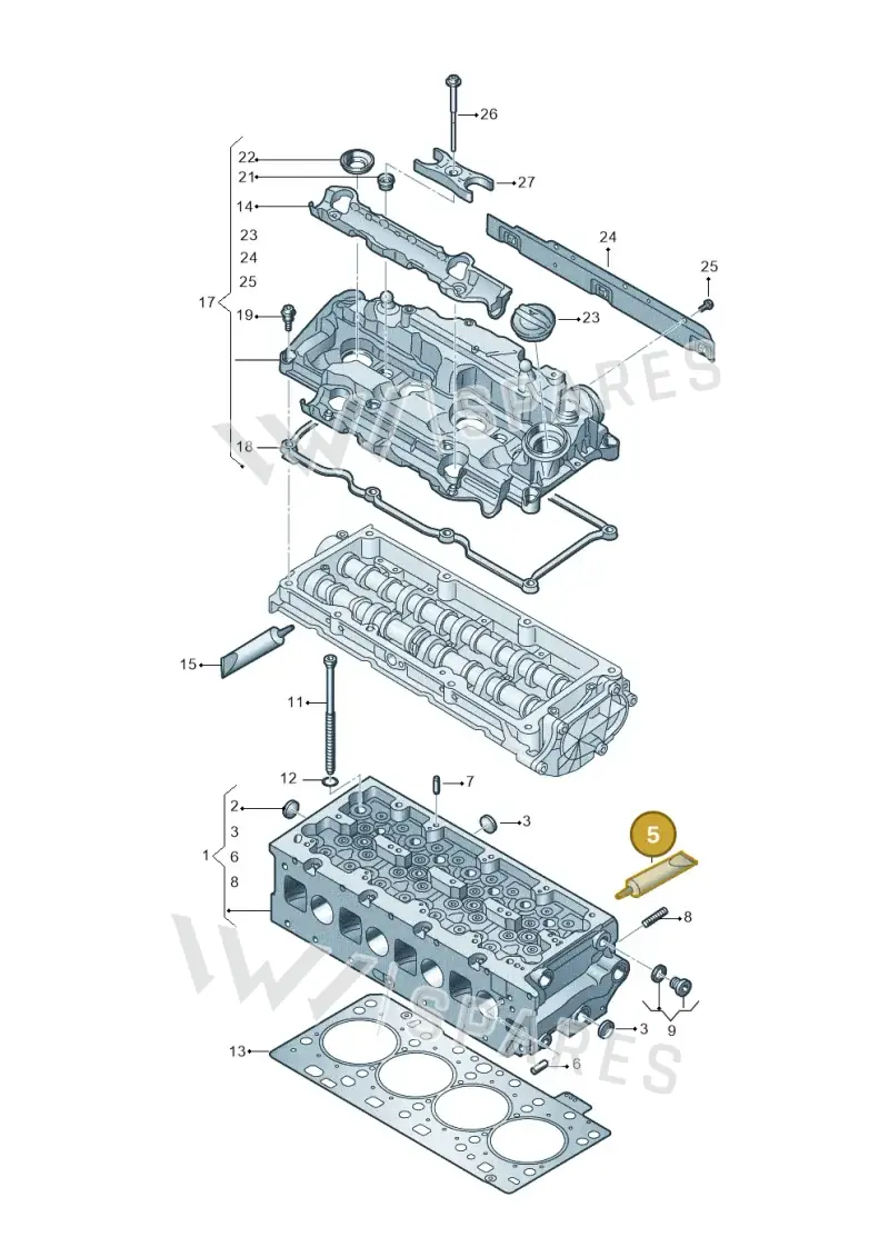 D200005A2 — Volkswagen Passat estate (2023-) diagram 793103066, position 5