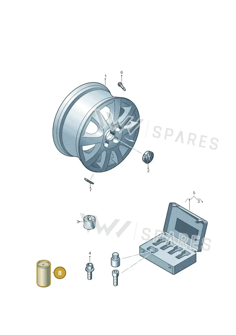 D322100M2 — Volkswagen Single-cab transp. (2019-2024) diagram 730601500, position 8