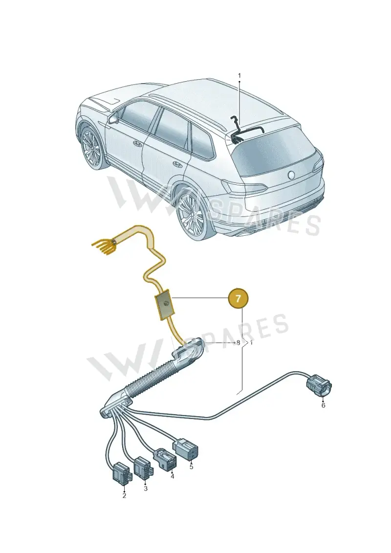 D373125A2 — Volkswagen Touareg (2017-2023) diagram 439972082, position 7