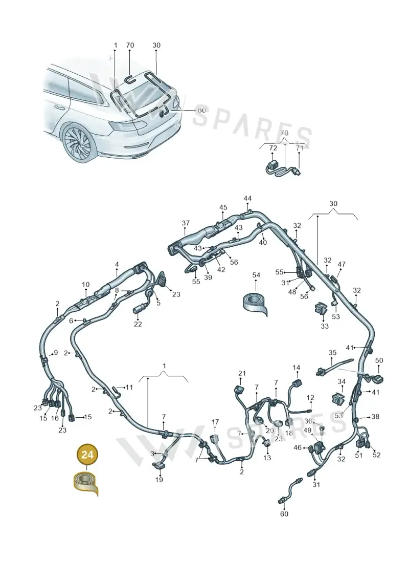 D373125A2 — Volkswagen Arteon (2017-2023) diagram 828972087, position 24
