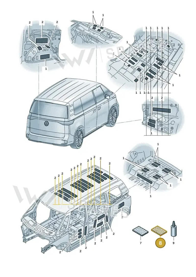 D378500A2 — Volkswagen ID.Buzz (2022-) diagram 15a863300, position 8