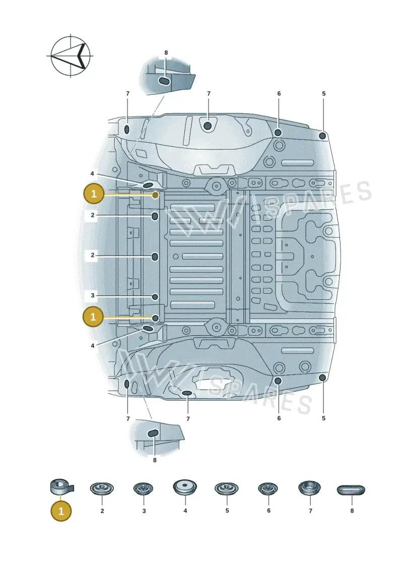 D437S40A2 — Volkswagen ID.7 Limousine Pro (2023-) diagram 14b803675, position 1
