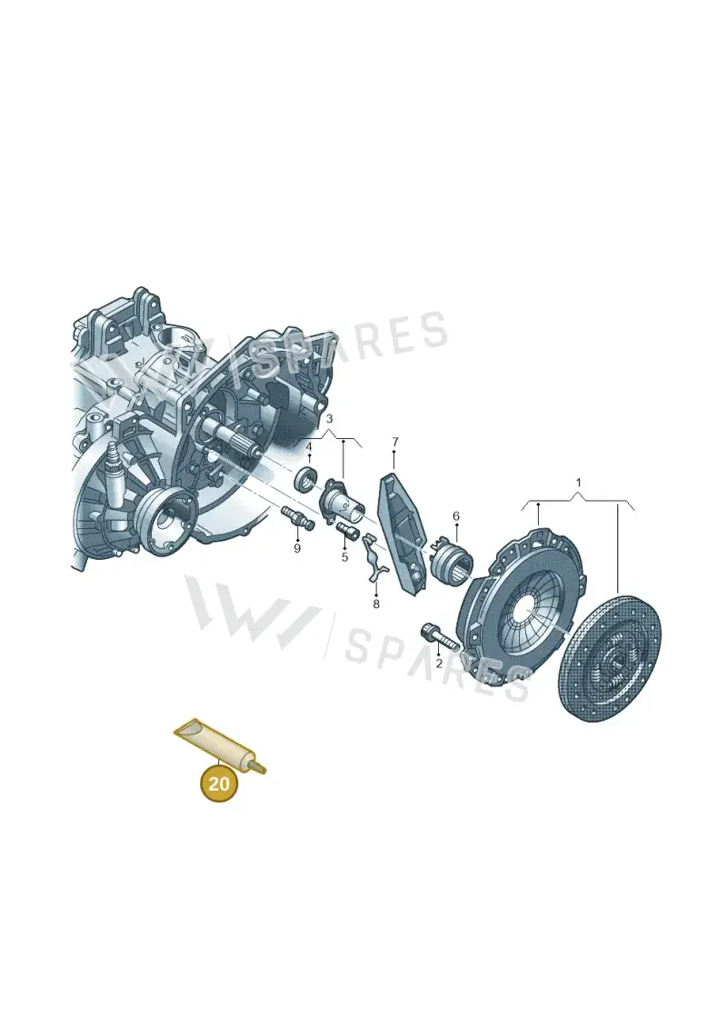 G000100 — Volkswagen Transport. multivan (2019-2024) diagram 649141300, position 20
