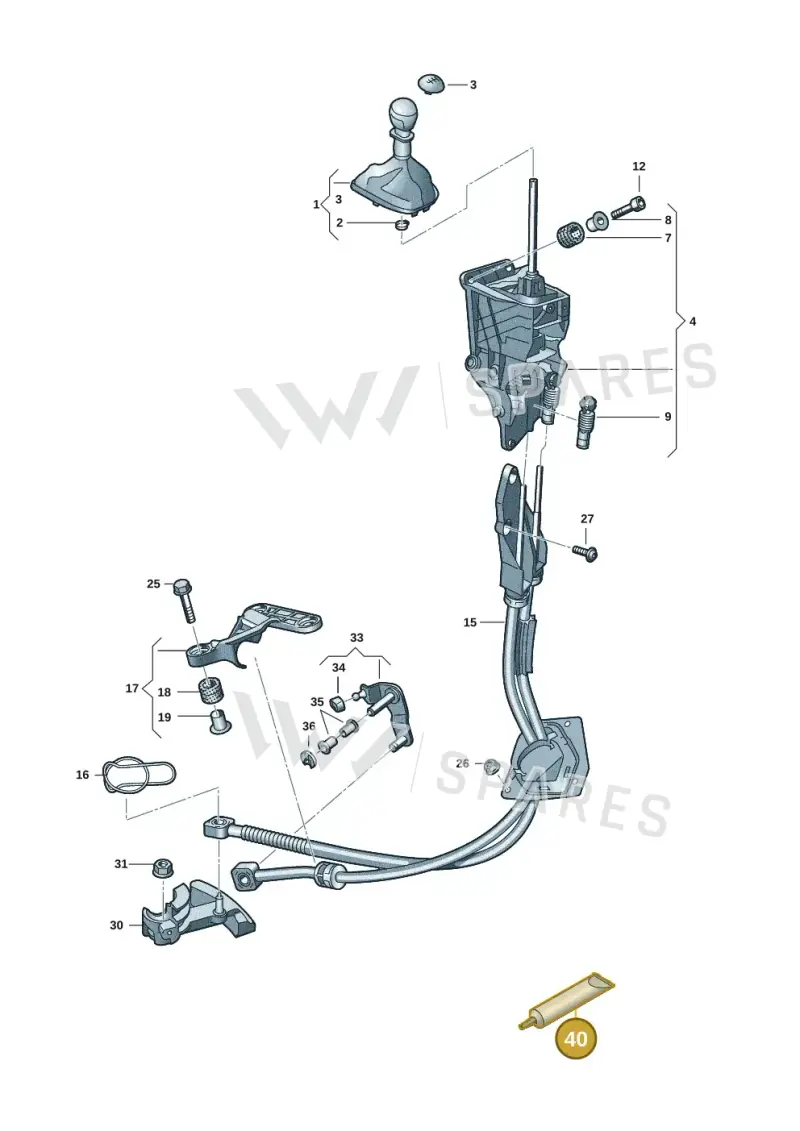 G00045002 — Volkswagen Transport. multivan (2019-2024) diagram 7em711300, position 40