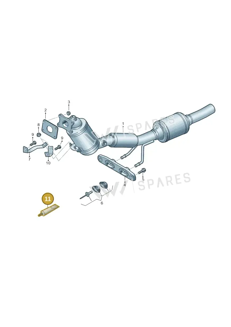 G052112A3 — Volkswagen Caddy Maxi Kombi (2020-2024) diagram 2ka253036, position 11