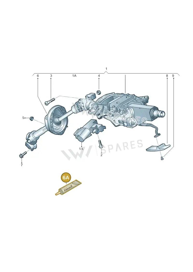 G052172A1 — Volkswagen 7L6 platform diagram 274419350, position 6A