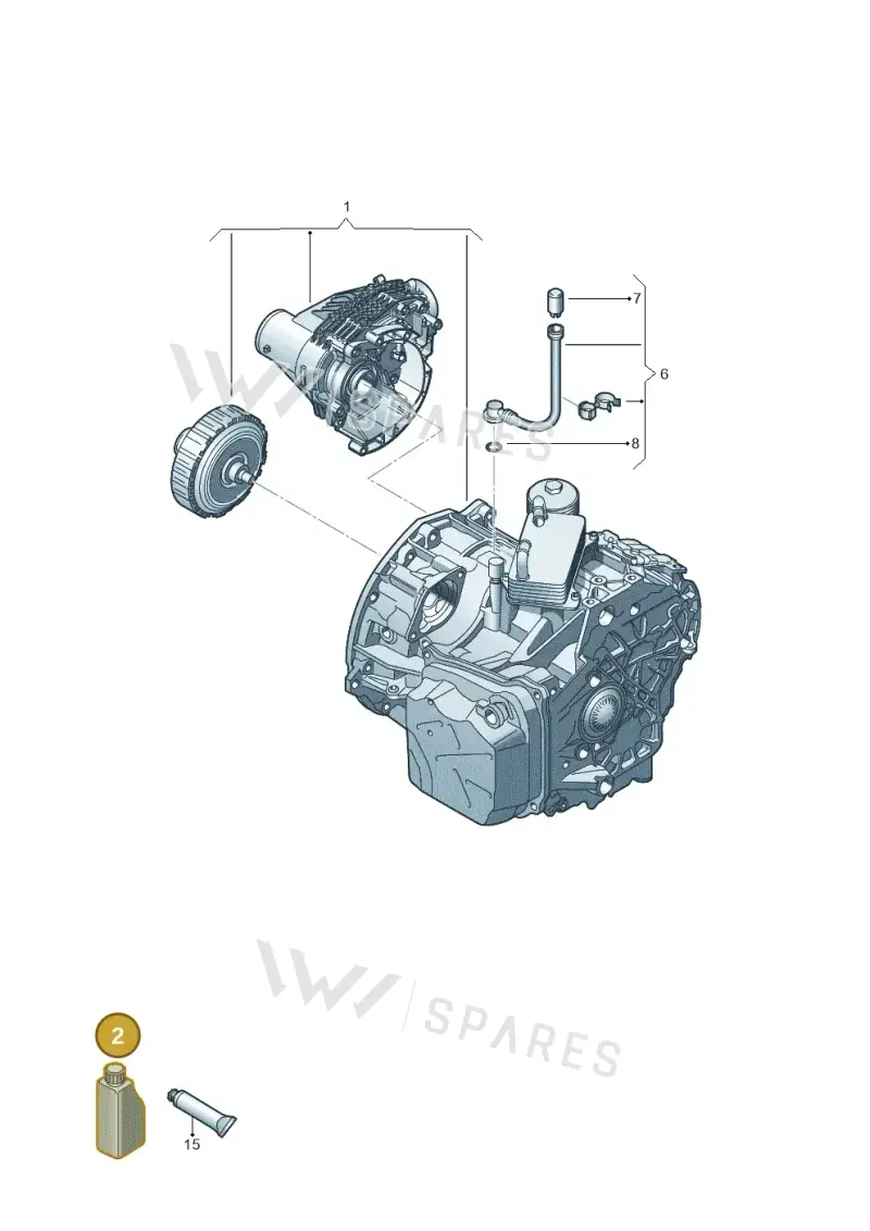 G052182A6 — Volkswagen Transport. multivan (2019-2024) diagram 861300950, position 2