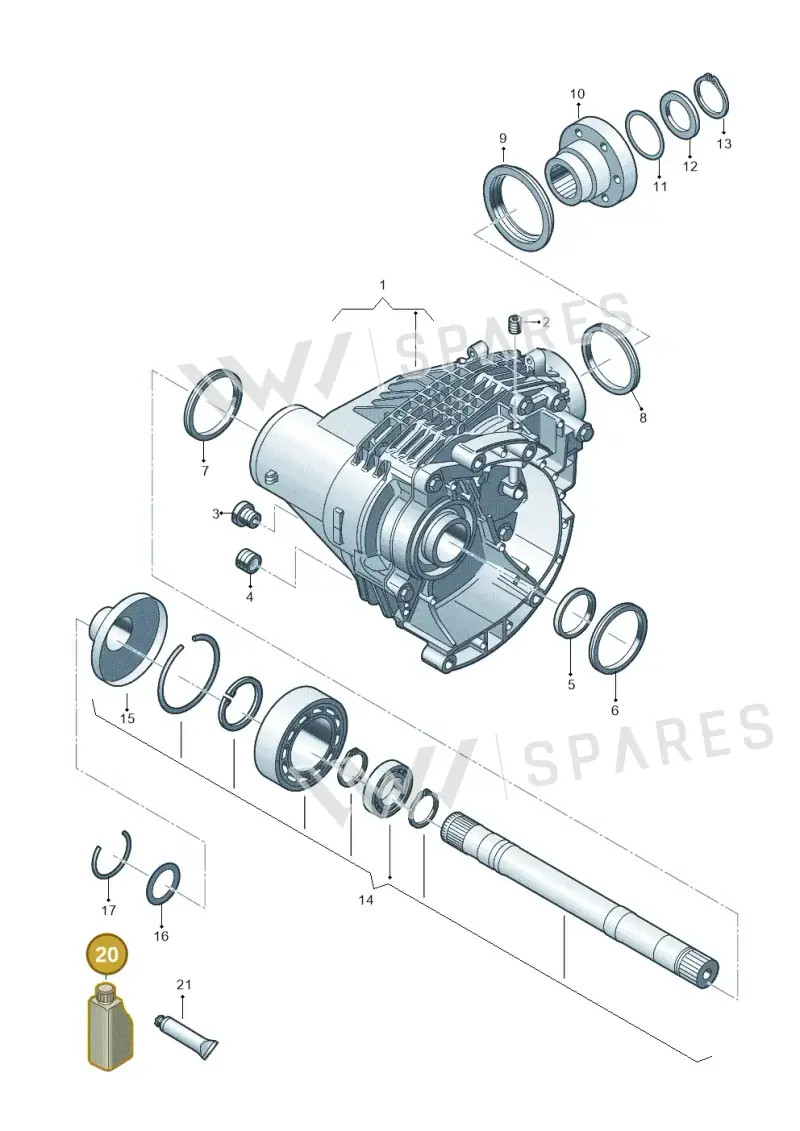 G052518A2 — Volkswagen Transport. multivan (2019-2024) diagram 806409000, position 20