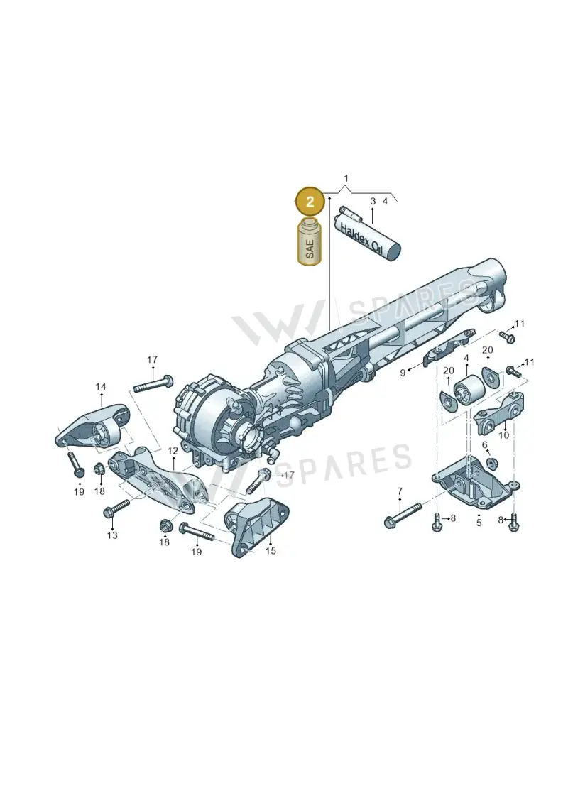 G052554A2 — Audi R8 Spyder (2015-2024) diagram 872409000, position 2