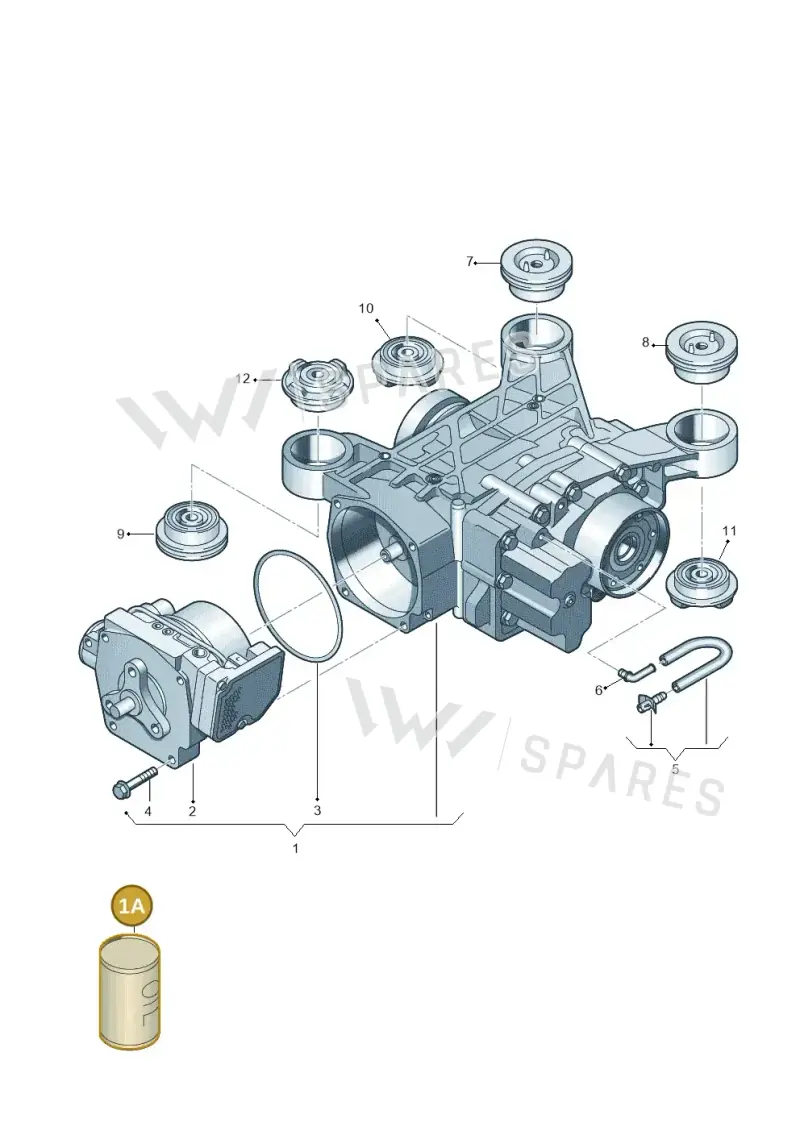 G052580A2 — Volkswagen T-Roc BlueMotion (2017-2024) diagram 746525100, position 1A