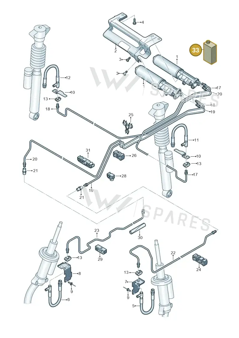 G052731A2 — Audi RS4 Av. qu. 4.2 (2012-2015) diagram 695616300, position 33