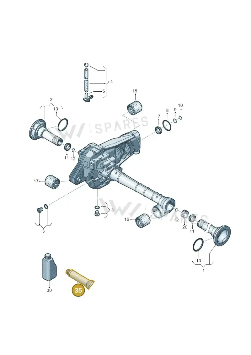 G055128A1 — Volkswagen Amarok twin cab (2022-) diagram 894409030, position 35