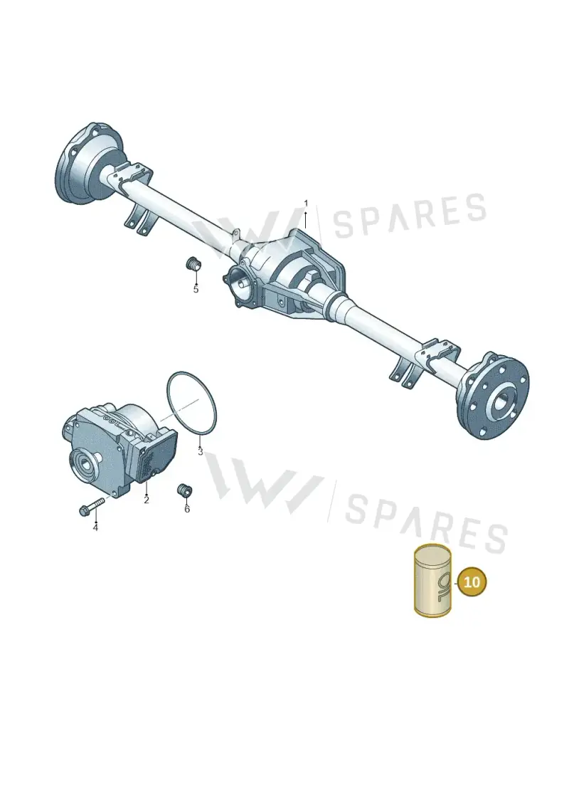 G055175A2 — Volkswagen Caddy Maxi Kombi (2010-2015) diagram 652500000, position 10