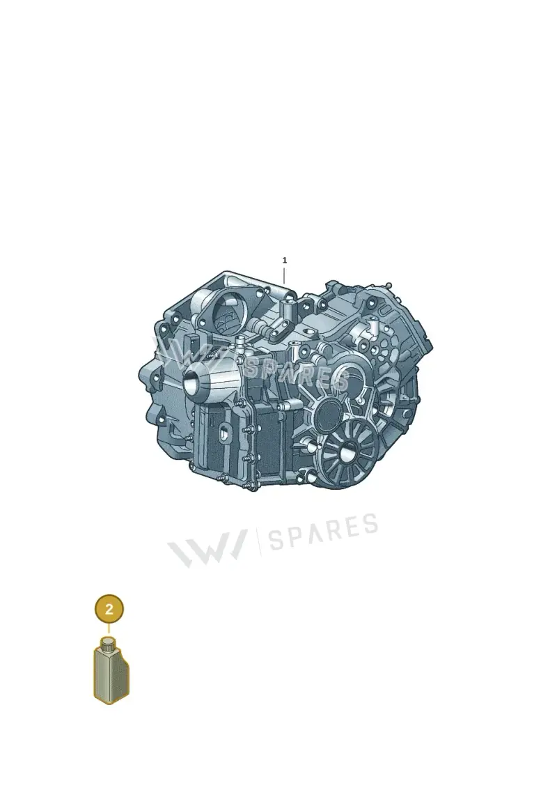 G055512A2 — Volkswagen Golf 2.0 BlueMotion (2019-2024) diagram 5h0300200, position 2