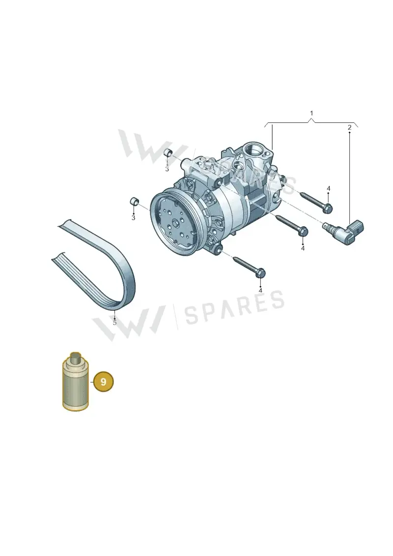 G055535M2 — Volkswagen Taigo (2021-2024) diagram 827260100, position 9